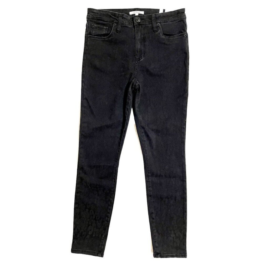 STS Blue Jeans Ashley High-Rise Ankle Skinny Jeans Black Leopard Sz 28 NWT - Picture 4 of 12
